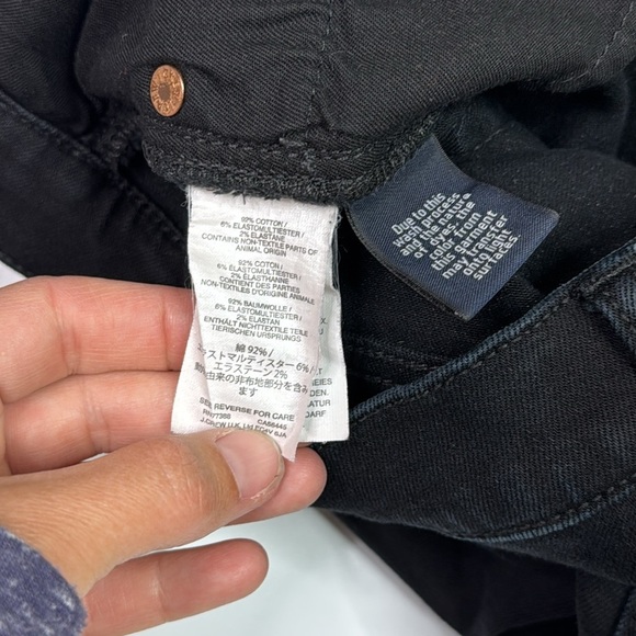 J.Crew Billie Demi Boot Crop Black Jeans Size 28 - Picture 10 of 11